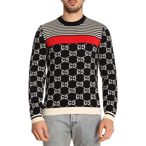 gucci inspired mens sweater|men's Gucci sweatsuit.